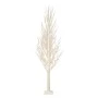 ILLUMINATED XMAS TREE 150CM WITH 750 WARM WHITE LED ON WHITE METAL BASE 22X22CM