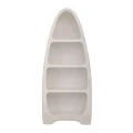 WHITE MDF BOOKSHELF 80X36X190CM