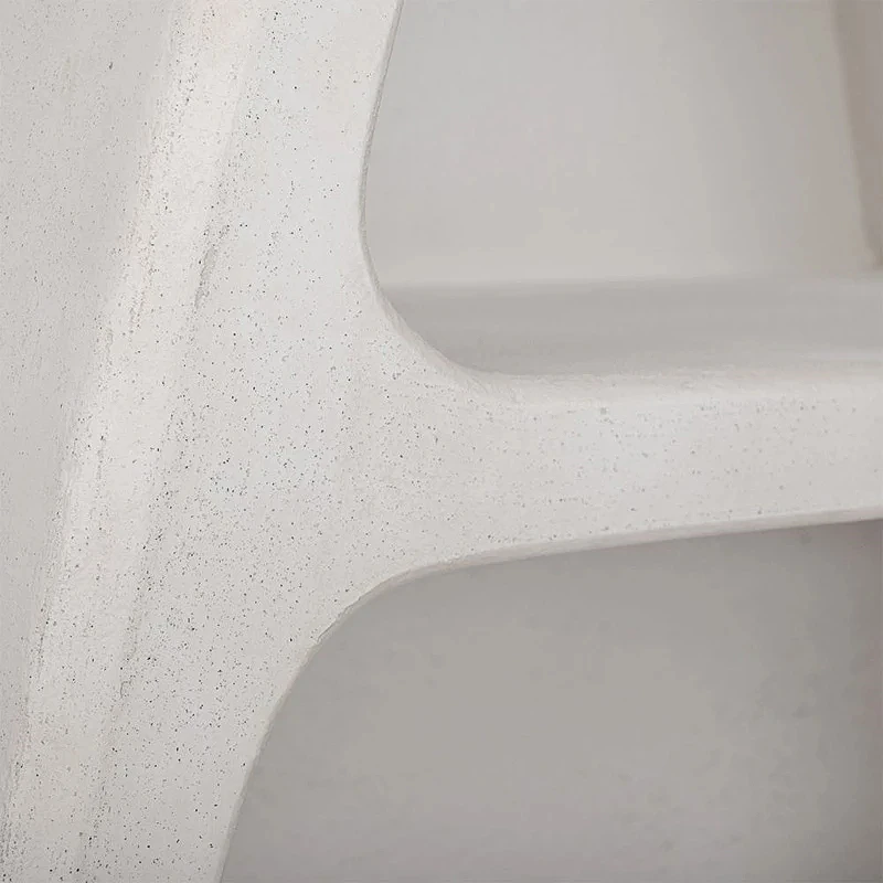 WHITE MDF BOOKSHELF 80X36X190CM