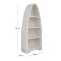 WHITE MDF BOOKSHELF 80X36X190CM