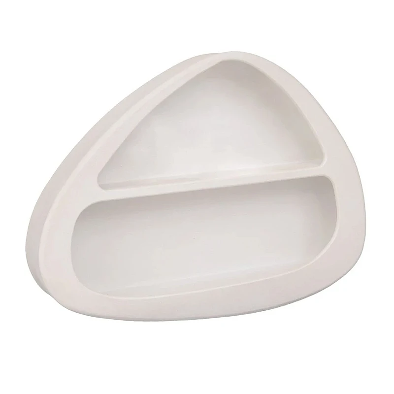 WHITE MFD WALL SHELF WITH IRREGULAR SHAPE 107X18X81CM