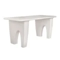 MDF DINNING TABLE IN WHITE COLOR 180X80X78CM