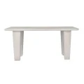 MDF DINNING TABLE IN WHITE COLOR 180X80X78CM