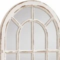 WHITE MIRROR IN AN ARCH SHAPE MADE OF WOOD 55X3X97CM