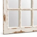 WHITE MIRROR IN AN ARCH SHAPE MADE OF WOOD 55X3X97CM