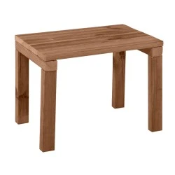 LUGANO Coffee Table 48x37cm Pine, Impregnated Walnut