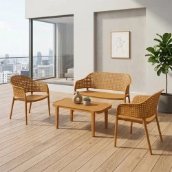 MALAGA Set (4pcs) PP-UV Egg Yellow