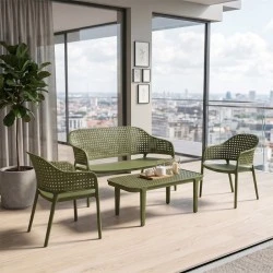 MALAGA Set (4pcs) PP-UV Green