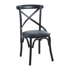 MARLIN Chair Metal Black Paint/Black Pu MARLIN Chair Metal Black Paint/Black Pu