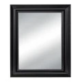 BLACK PLASTIC RECTANGLE MIRROR ( WOOD EFFECT) 60X80CM