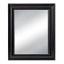 BLACK PLASTIC RECTANGLE MIRROR ( WOOD EFFECT) 80X120CM