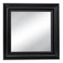 BLACK PLASTIC SQUARE MIRROR (WOOD EFFECTD) 60X60CM