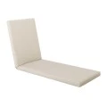 SUNLOUNGER Cushion Ecru Fabric (Water Repellent) 196x60/7 Velcro