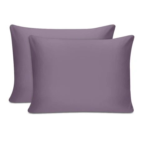 Μαξιλαροθήκες ύπνου Tonne Cotton Box Σετ 2 τμχ χρώμα dusty rose 50x70εκ.