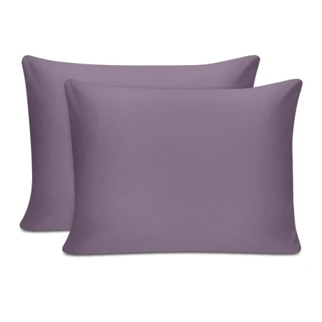 Μαξιλαροθήκες ύπνου Tonne Cotton Box Σετ 2 τμχ χρώμα dusty rose 50x80εκ.