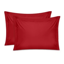 Tonne sleeping pillowcases Set of 2 pcs red color 50x70+5cm. Tonne sleeping pillowcases Set of 2 pcs red color 50x70+5cm.