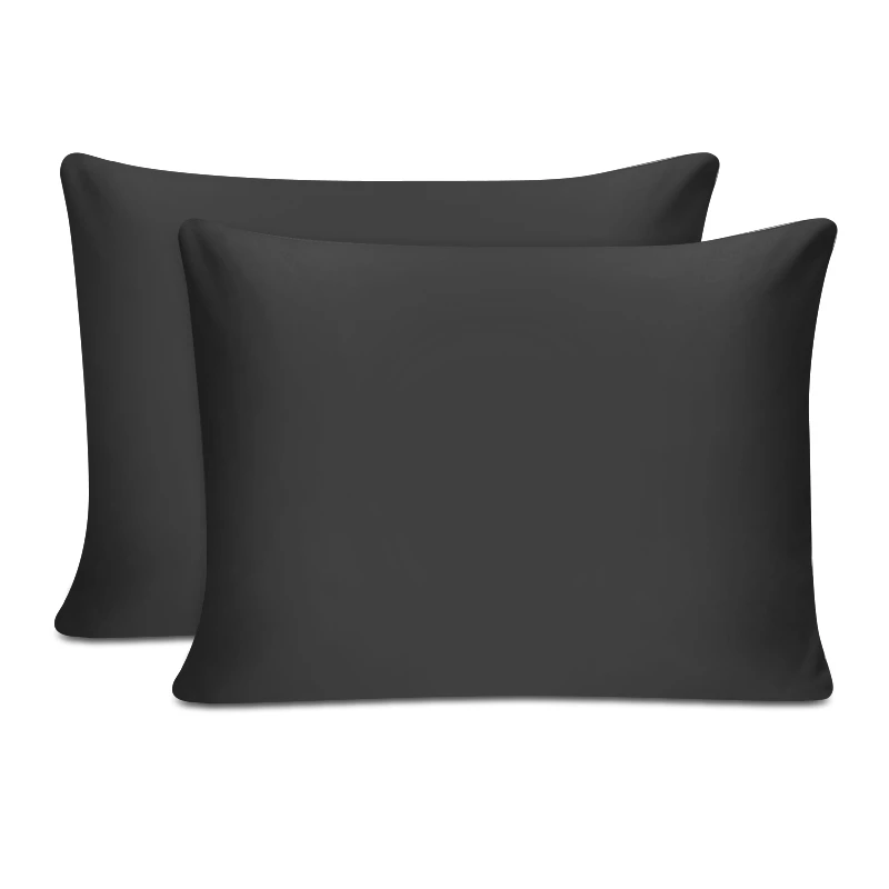 Tonne sleeping pillowcases Set of 2 pcs black color 50x80cm.