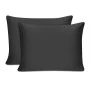 Tonne sleeping pillowcases Set of 2 pcs black color 50x80cm.