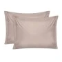 Μαξιλαροθήκες ύπνου Tonne Cotton Box Σετ 2 τμχ χρώμα μπεζ 50x80+5εκ.