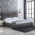 MAXIM Bed (for Mattress 180x200cm) Dark Grey Fabric