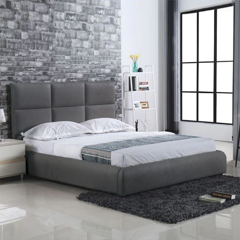 MAXIM Bed (for Mattress 180x200cm) Dark Grey Fabric