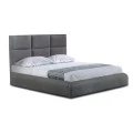 MAXIM Bed (for Mattress 180x200cm) Dark Grey Fabric