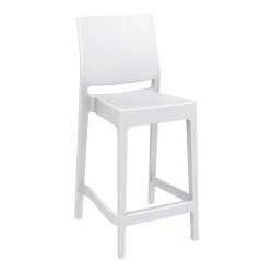 MAYA ΣΚΑΜΠΟ ΜΠΑΡ75εκ. WHITE ΠΟΛ/ΝΙΟΥ MAYA ΣΚΑΜΠΟ ΜΠΑΡ75εκ. WHITE ΠΟΛ/ΝΙΟΥ