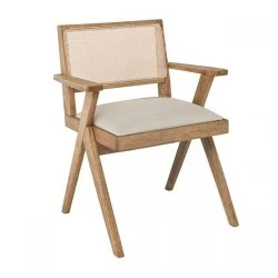 MEMORY Armchair Natural, Pu Cream MEMORY Armchair Natural, Pu Cream