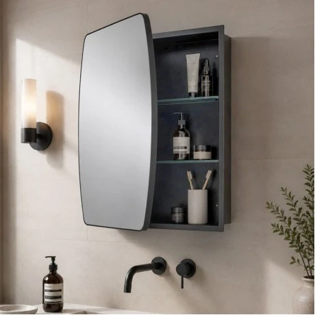 DECO METAL WALL MIRROR 65,5X12X75,5CM