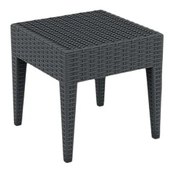 MIAMI DARK GREY ΤΡΑΠΕΖΙ 45Χ45Χ45εκ. ΠΟΛ/ΝΙΟΥ MIAMI DARK GREY ΤΡΑΠΕΖΙ 45Χ45Χ45εκ. ΠΟΛ/ΝΙΟΥ