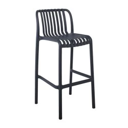 MODA Stackable Bar Stool-Pro PP-UV Anthracite MODA Stackable Bar Stool-Pro PP-UV Anthracite