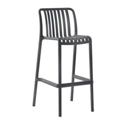 MODA Stackable Bar Stool PP-UV Anthracite MODA Stackable Bar Stool PP-UV Anthracite