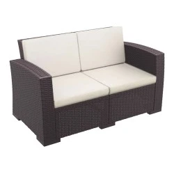 MONACO BROWN 2ΘΕΣΙΟΣ ΚΑΝΑΠΕΣ ΜΕ ΜΑΞ. ΠΟΛ/ΝΙΟΥ MONACO BROWN 2ΘΕΣΙΟΣ ΚΑΝΑΠΕΣ ΜΕ ΜΑΞ. ΠΟΛ/ΝΙΟΥ