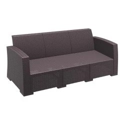 MONACO BROWN 3ΘΕΣΙΟΣ ΚΑΝΑΠΕΣ ΠΟΛ/ΝΙΟΥ MONACO BROWN 3ΘΕΣΙΟΣ ΚΑΝΑΠΕΣ ΠΟΛ/ΝΙΟΥ