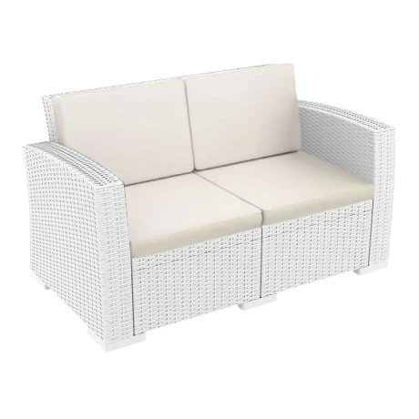 ΜΟΝΑΚΟ WHITE 2ΘΕΣ.ΚΑΝΑΠΕΣ ΜΕ ΜΑΞ. ΠΟΛ/ΝΙΟΥ - 53.0823