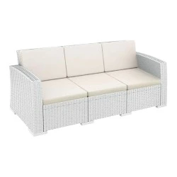 MONACO WHITE 3ΘΕΣ.ΚΑΝΑΠΕΣ ΜΕ ΜΑΞ. ΠΟΛ/ΝΙΟΥ MONACO WHITE 3ΘΕΣ.ΚΑΝΑΠΕΣ ΜΕ ΜΑΞ. ΠΟΛ/ΝΙΟΥ