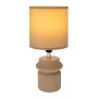CERAMIC LAMP IN MUSTARD COLOR WITH HAT D13Χ26.5CM