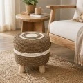 NATURAL ROPE ROUND STOOL D29X28CM