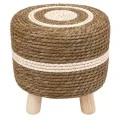 NATURAL ROPE ROUND STOOL D29X28CM
