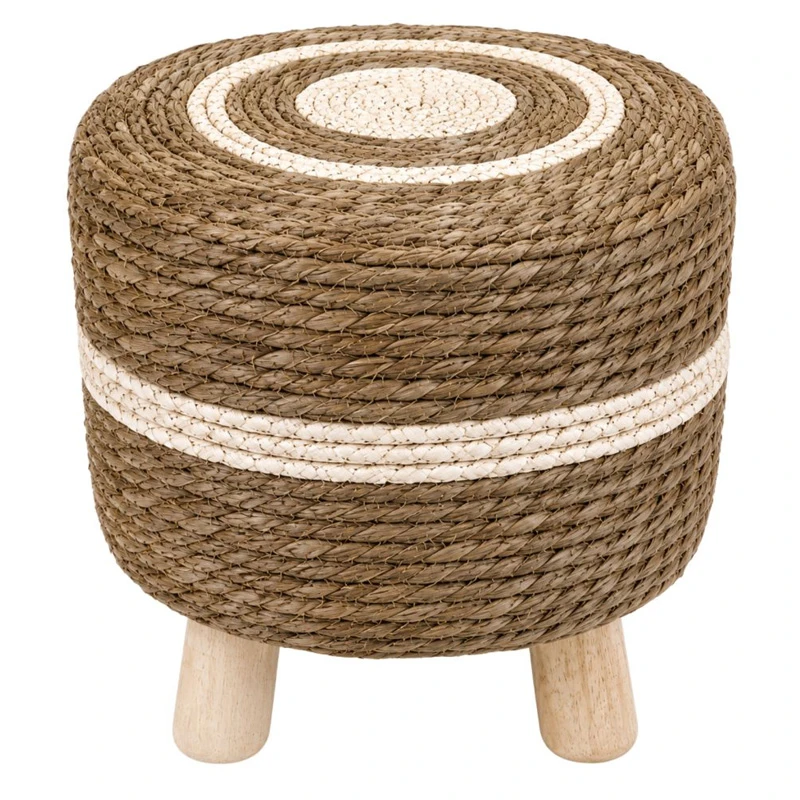 NATURAL ROPE ROUND STOOL D29X28CM