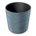 SCANDINAVIAN BLUE PLASTIC PLANTER FURU ROUND D 25X25 CM