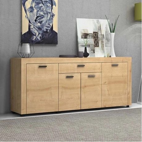 Joseph Megapap melamine buffet in sonoma color 177x40x76cm.