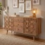 TEKA Buffet 145x40x75 Acacia Natural Finish
