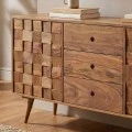 TEKA Buffet 145x40x75 Acacia Natural Finish