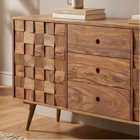 TEKA Buffet 145x40x75 Acacia Natural Finish