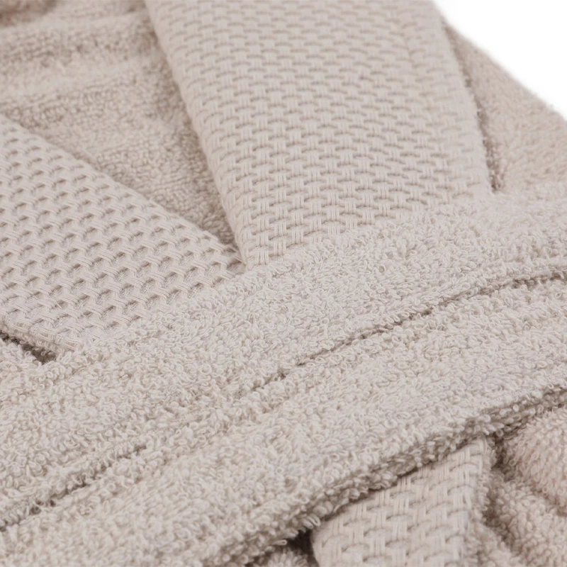 Bathrobe with collar Cappa 360gr/m² Medium color cappuccino