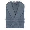 Μπουρνούζι με γιακά Cappa Capa Home 360gr/m² Medium χρώμα indigo blue