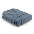 Μπουρνούζι με γιακά Cappa Capa Home 360gr/m² Medium χρώμα indigo blue