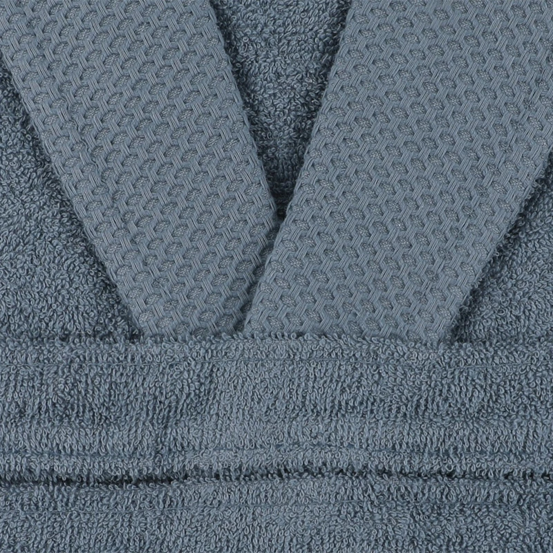 Μπουρνούζι με γιακά Cappa Capa Home 360gr/m² Medium χρώμα indigo blue