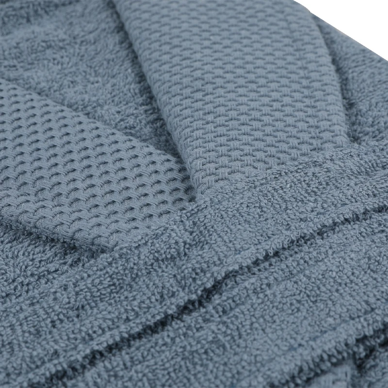 Μπουρνούζι με γιακά Cappa Capa Home 360gr/m² Medium χρώμα indigo blue